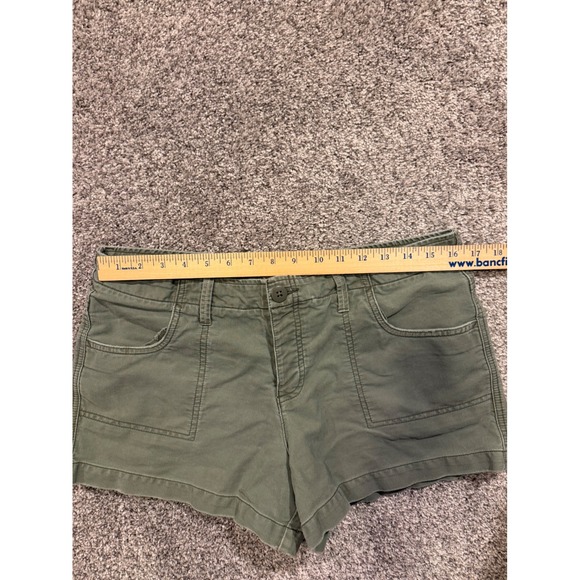 American Eagle Shorts Womens 10* Green Utility Button Fly Low Rise Cargo Chino* - Picture 4 of 9